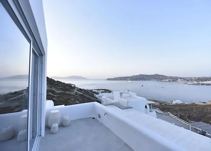 Aethereal With Private Pool And Town Views וילה Mykonos Town